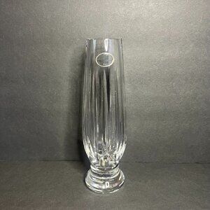 VTG Wedgwood Decorative Collectible Full Lead Crystal Yugoslavian Bud Vase 7.75"